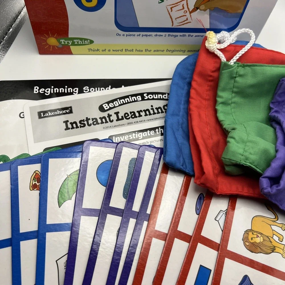 Lakeshore Beginning Sounds Instant Learning Center Reading Complete
